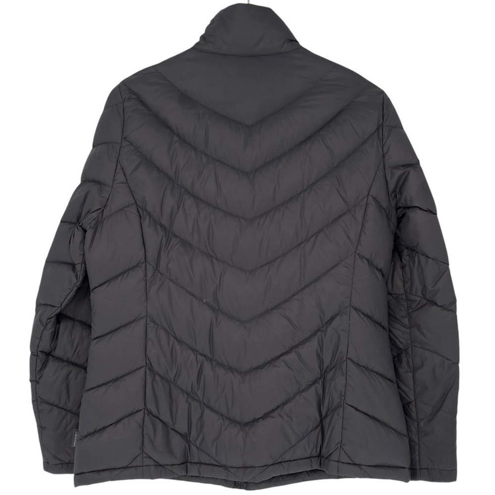 Calvin Klein Gunmetal Gray Lightweight Packable Puffer Down Jacket Wms sz L - Picture 2 of 15